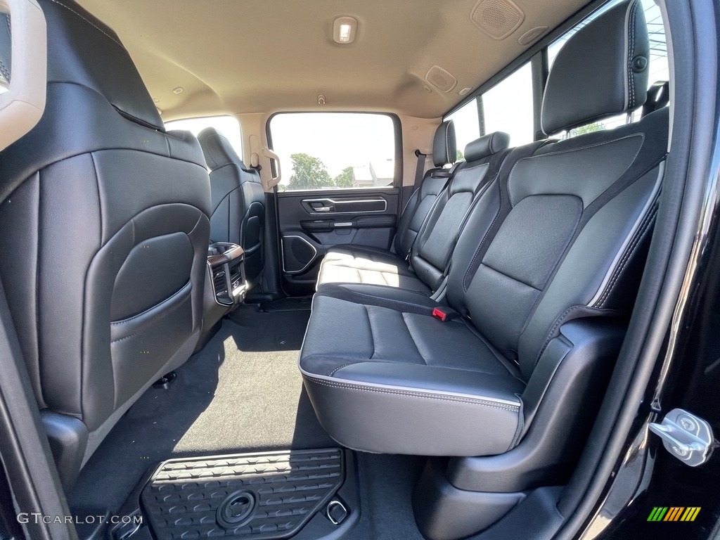 2021 Ram 1500 Laramie Crew Cab 4x4 Rear Seat Photo #142156649