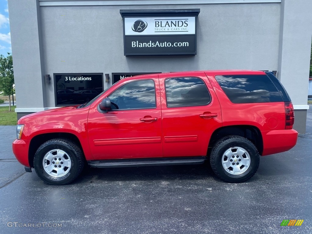 2014 Tahoe Fleet 4x4 - Victory Red / Ebony photo #1