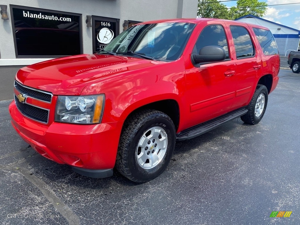2014 Tahoe Fleet 4x4 - Victory Red / Ebony photo #2