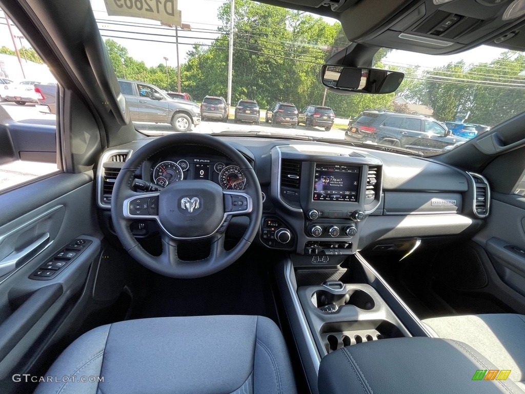 Diesel Gray/Black Interior 2021 Ram 1500 Big Horn Crew Cab 4x4 Photo #142157112