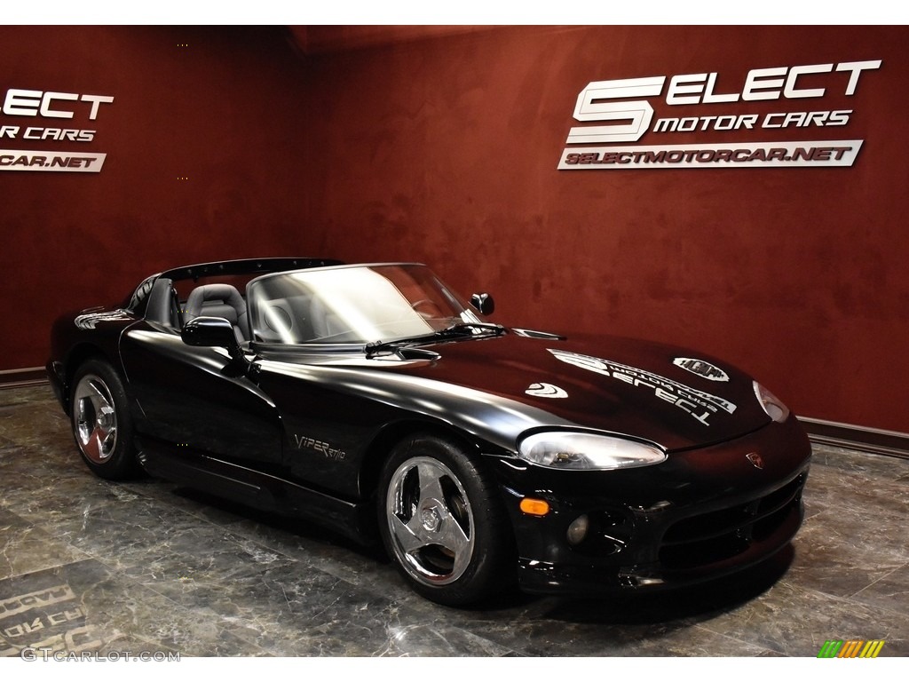 1994 Viper RT-10 - Viper Black / Black photo #5