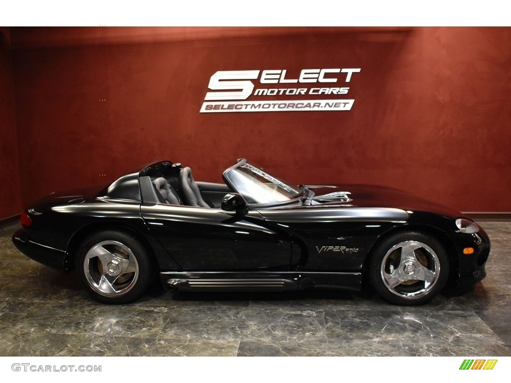 1994 Viper RT-10 - Viper Black / Black photo #6