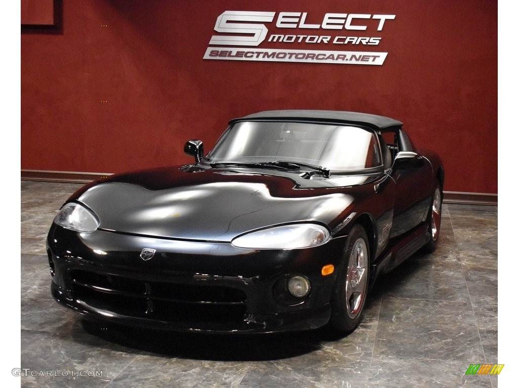 1994 Viper RT-10 - Viper Black / Black photo #8