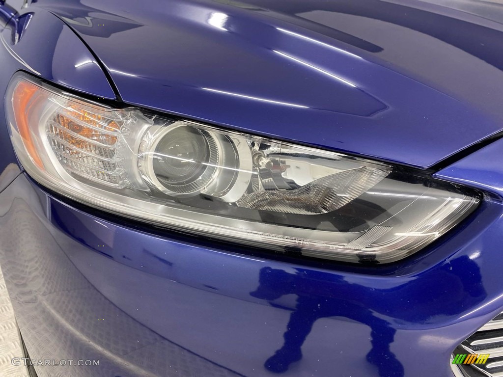 2016 Fusion SE - Deep Impact Blue Metallic / Charcoal Black photo #7