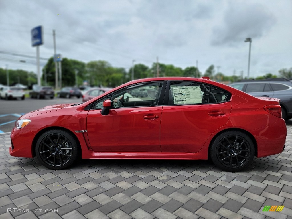 Pure Red 2021 Subaru WRX Premium Exterior Photo #142157774
