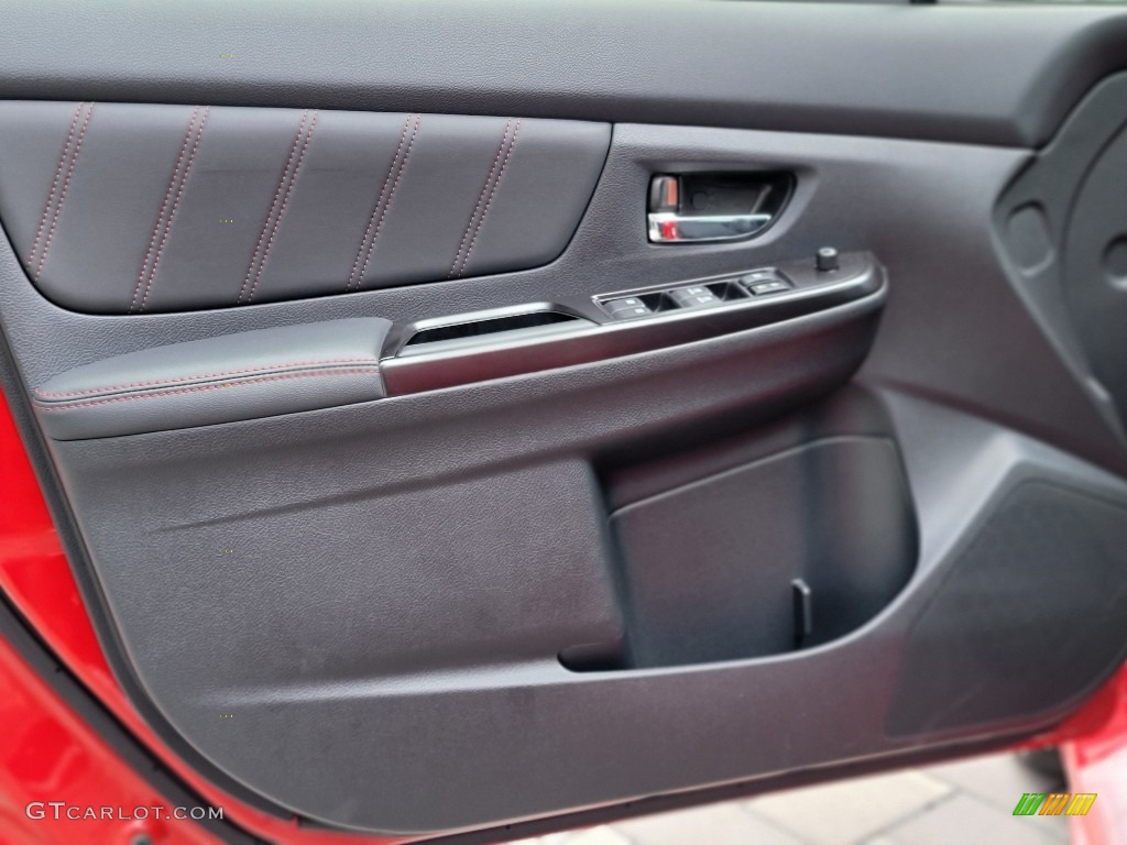 2021 Subaru WRX Premium Carbon Black Door Panel Photo #142157906