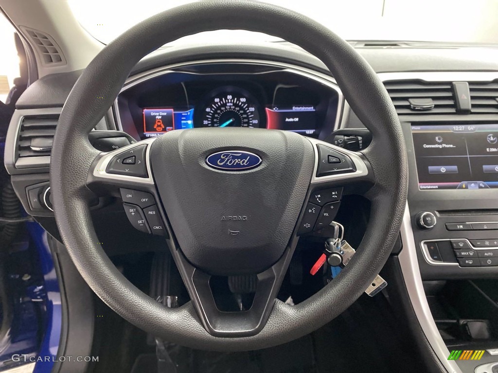 2016 Fusion SE - Deep Impact Blue Metallic / Charcoal Black photo #18