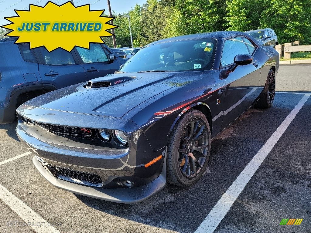 2018 Challenger 392 HEMI Scat Pack Shaker - Maximum Steel Metallic / Black photo #1