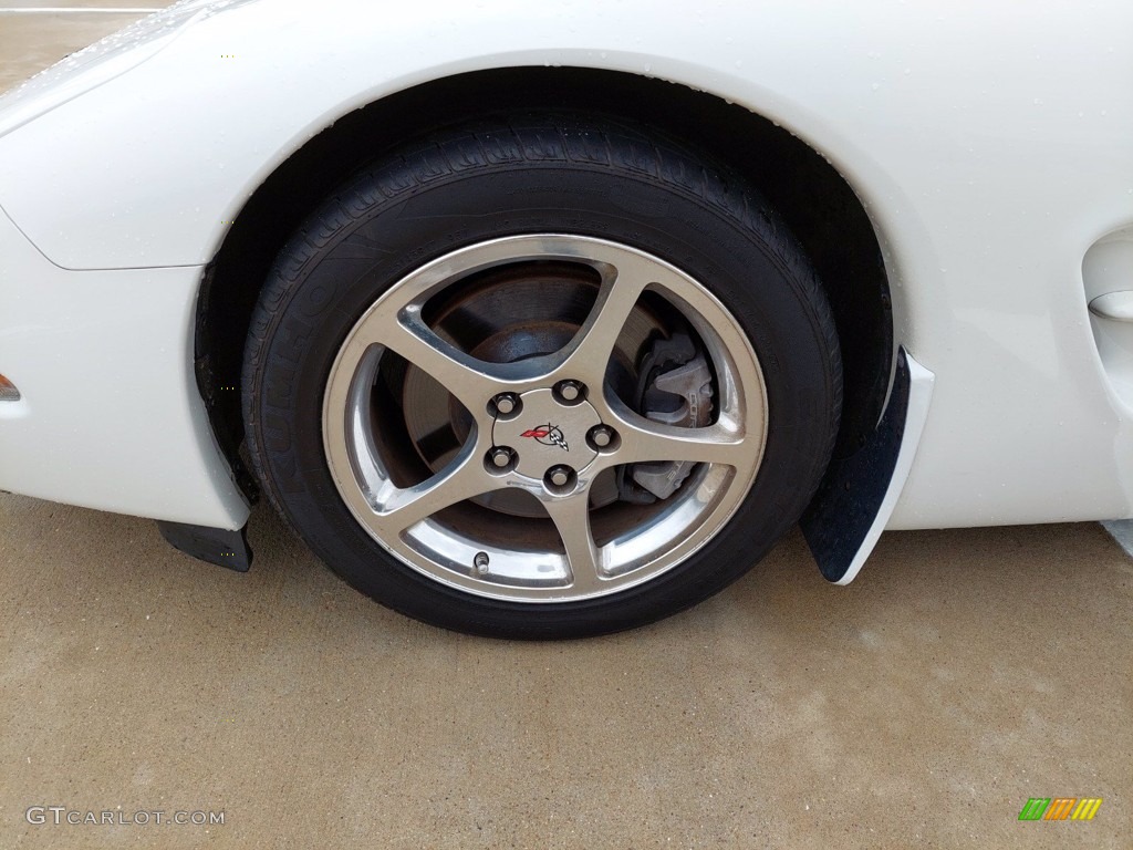 2001 Corvette Convertible - Speedway White / Light Oak photo #7