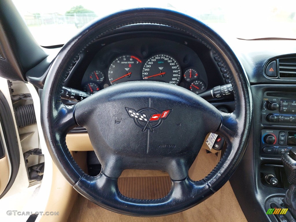 2001 Corvette Convertible - Speedway White / Light Oak photo #12