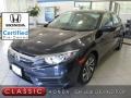 Cosmic Blue Metallic 2018 Honda Civic EX Sedan