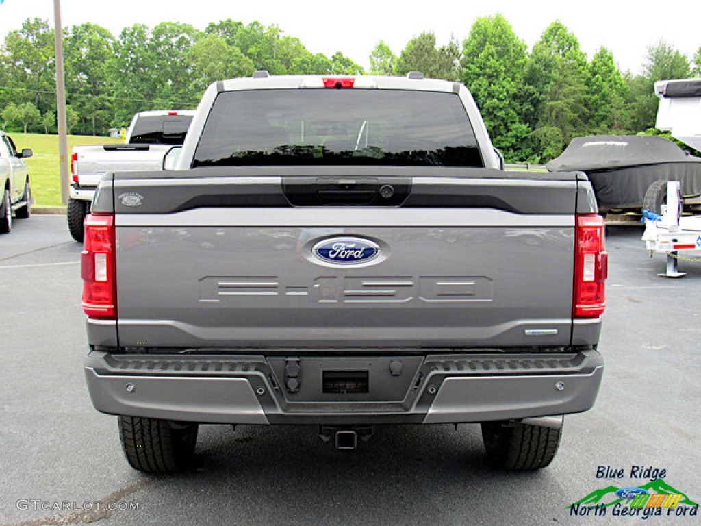 2021 F150 XLT SuperCrew 4x4 - Carbonized Gray / Black photo #4