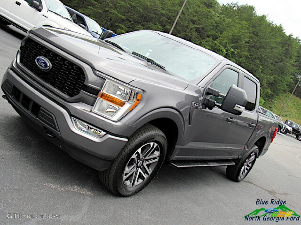 2021 F150 XLT SuperCrew 4x4 - Carbonized Gray / Black photo #29