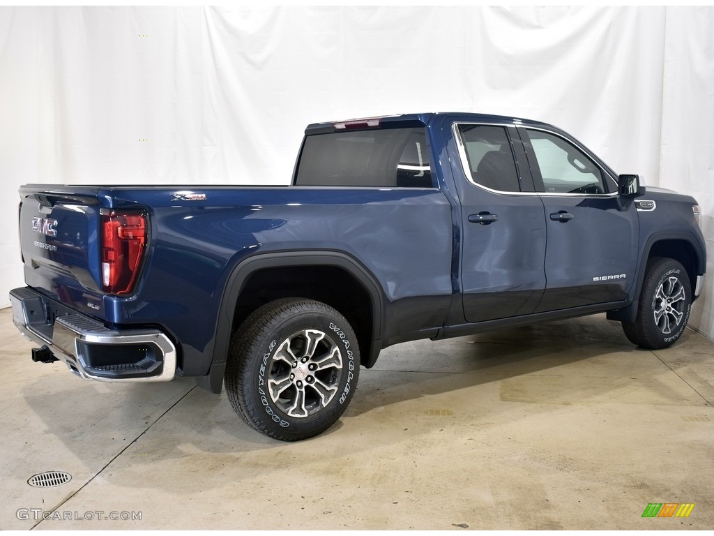 2021 Sierra 1500 SLE Double Cab 4WD - Pacific Blue Metallic / Jet Black photo #2