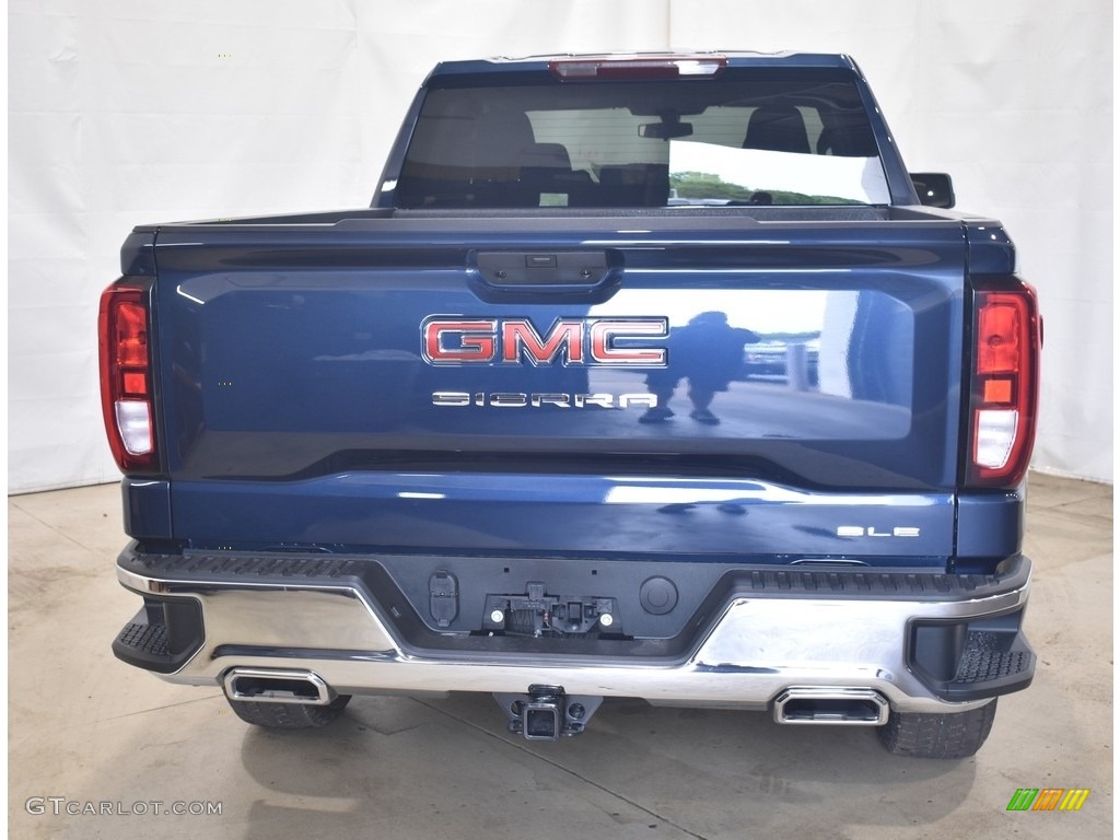 2021 Sierra 1500 SLE Double Cab 4WD - Pacific Blue Metallic / Jet Black photo #3