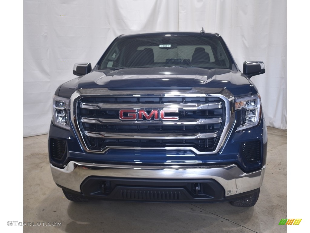 2021 Sierra 1500 SLE Double Cab 4WD - Pacific Blue Metallic / Jet Black photo #4