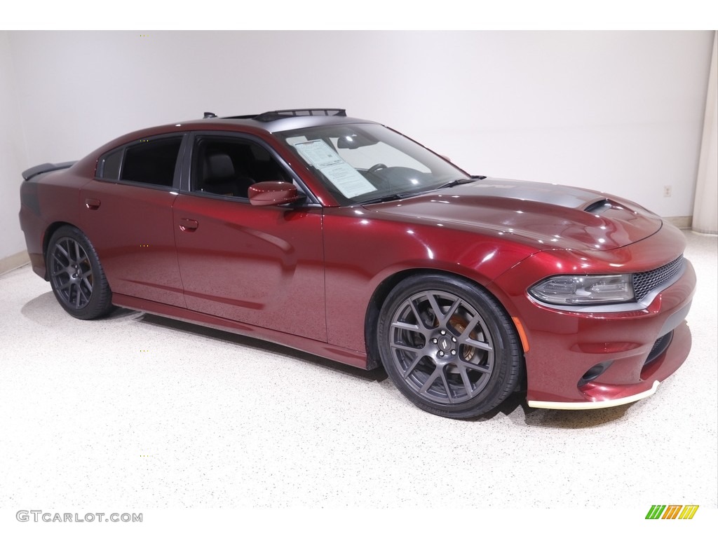 2017 Charger Daytona - Octane Red / Black/Brazen Gold photo #1