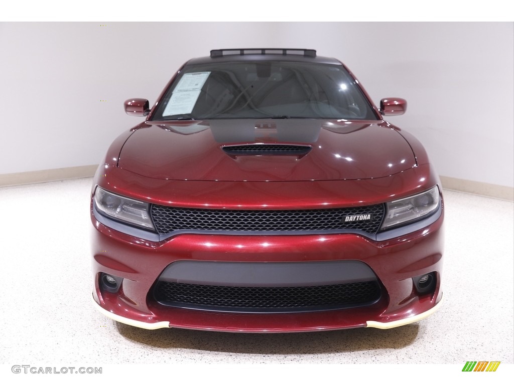 2017 Charger Daytona - Octane Red / Black/Brazen Gold photo #2
