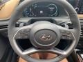 Dark Gray/Camel Steering Wheel Photo for 2021 Hyundai Sonata #142164717