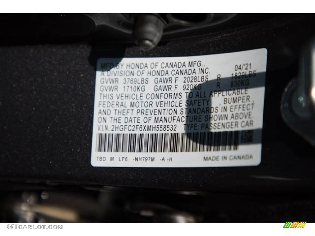 2021 Civic LX Sedan - Modern Steel Metallic / Black photo #39