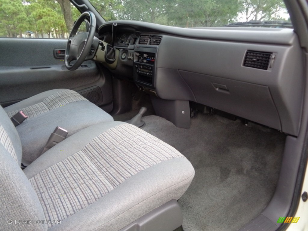 1995 T100 Truck SR5 Extended Cab 4x4 - White / Gray photo #6