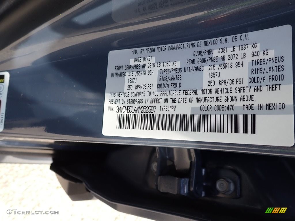 2021 CX-30 Premium AWD - Polymetal Gray Metallic / Black photo #16