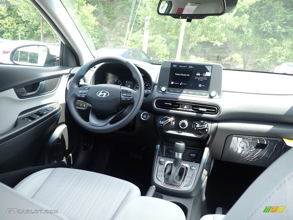 2022 Hyundai Kona SEL AWD Gray/Black Dashboard Photo #142170894