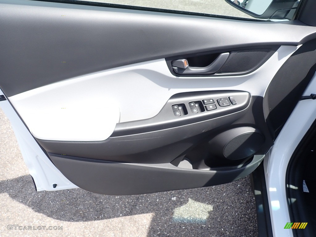 2022 Hyundai Kona SEL AWD Gray/Black Door Panel Photo #142170933