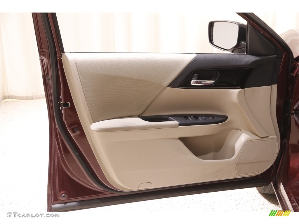 2017 Accord LX Sedan - Basque Red Pearl II / Ivory photo #4