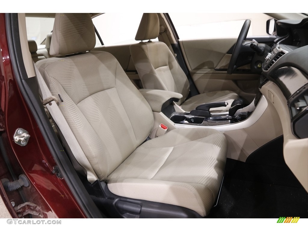 2017 Accord LX Sedan - Basque Red Pearl II / Ivory photo #13