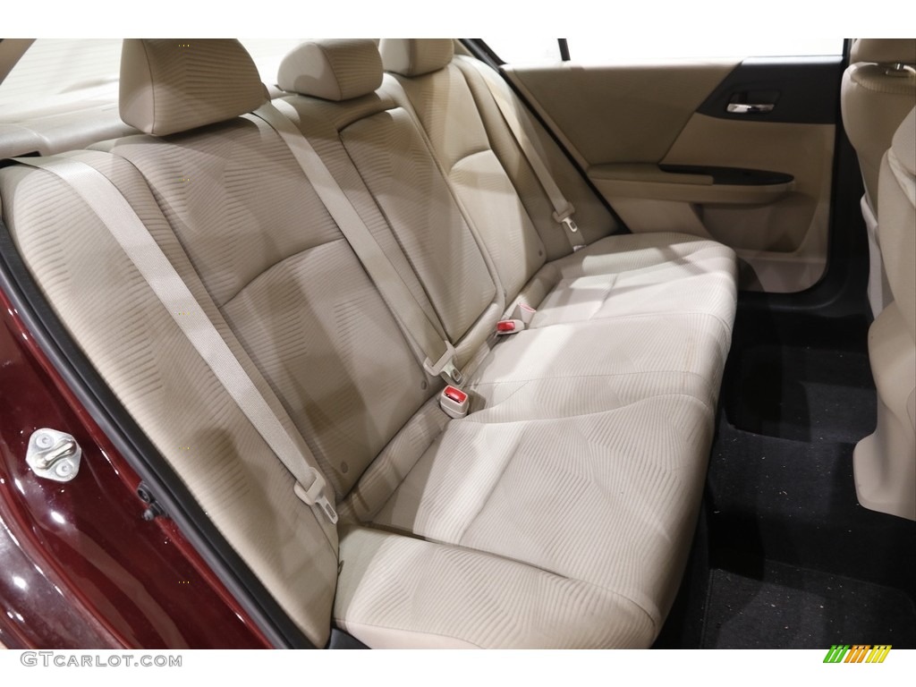 2017 Accord LX Sedan - Basque Red Pearl II / Ivory photo #14