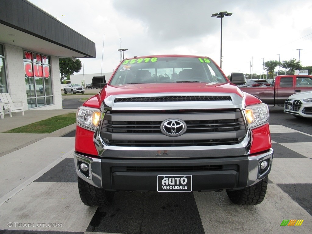 2015 Tundra TRD Double Cab 4x4 - Radiant Red / Graphite photo #2
