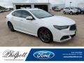 Platinum White Pearl 2019 Acura TLX A-Spec Sedan