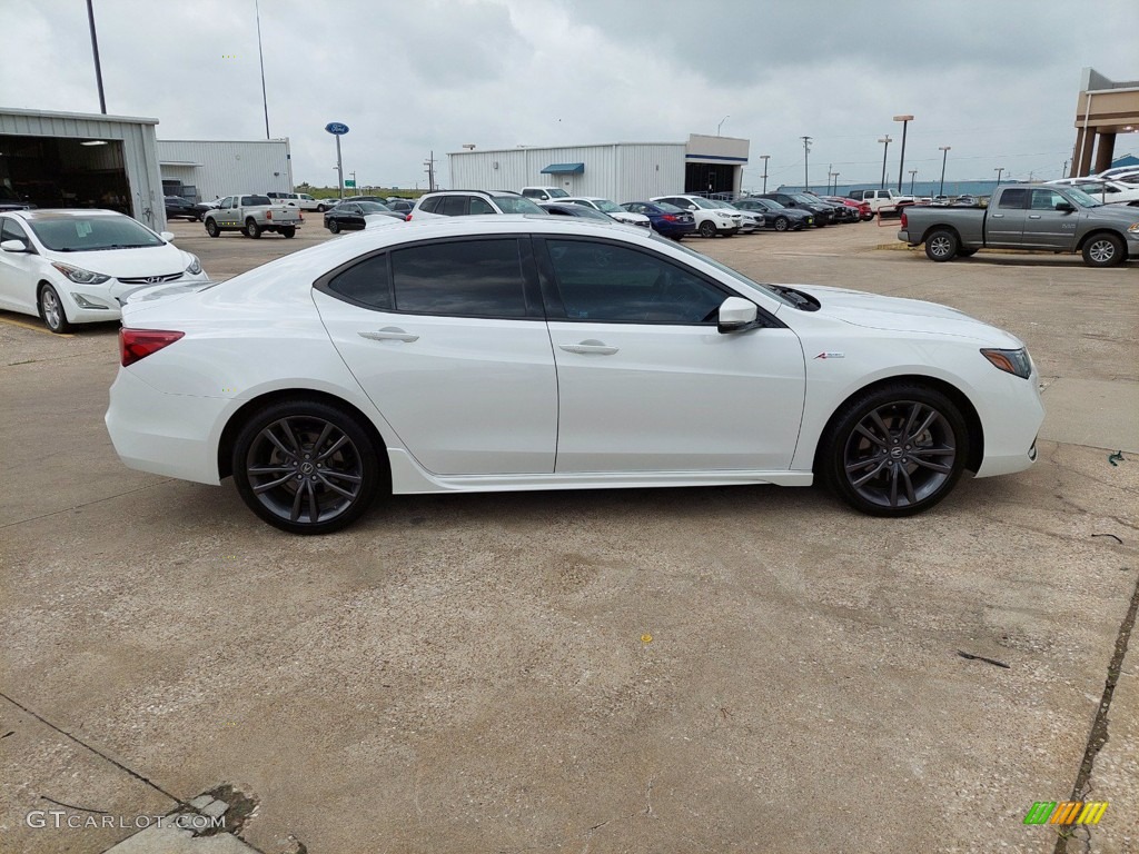 2019 TLX A-Spec Sedan - Platinum White Pearl / Ebony photo #12