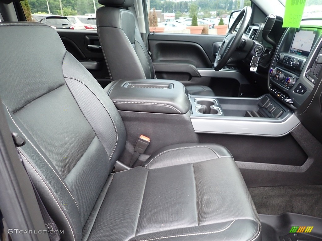 Jet Black Interior 2016 Chevrolet Silverado 1500 LTZ Crew Cab 4x4 Photo #142174359