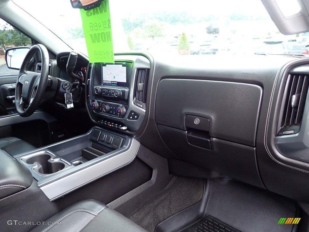 2016 Chevrolet Silverado 1500 LTZ Crew Cab 4x4 Jet Black Dashboard Photo #142174368