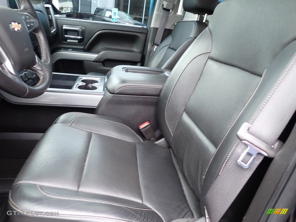 Jet Black Interior 2016 Chevrolet Silverado 1500 LTZ Crew Cab 4x4 Photo #142174404