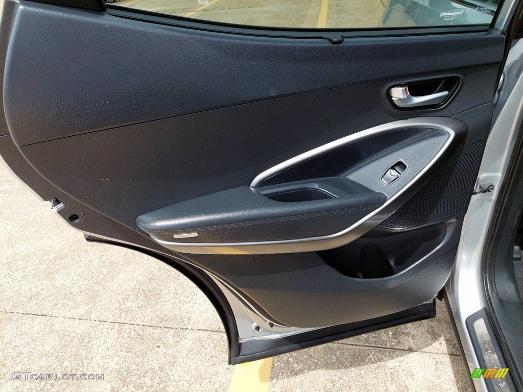 2017 Hyundai Santa Fe Sport 2.0T Black Door Panel Photo #142174407