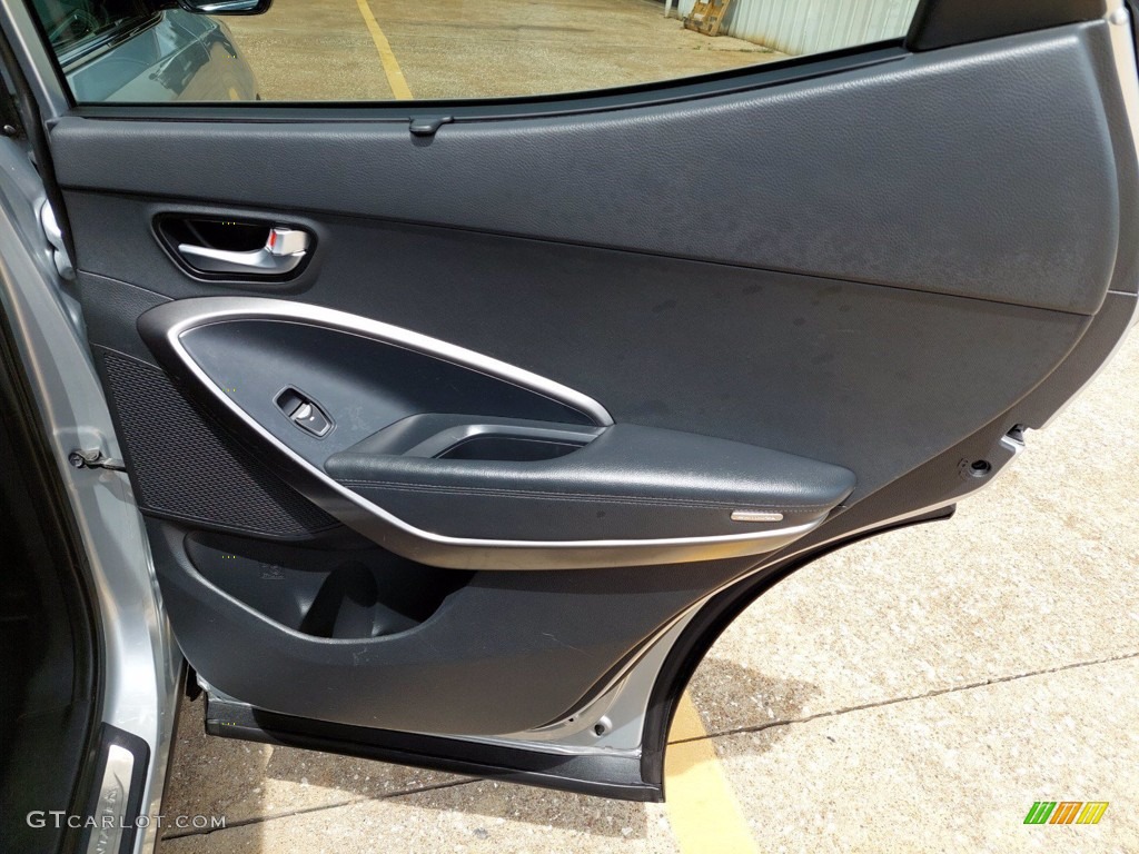 2017 Hyundai Santa Fe Sport 2.0T Black Door Panel Photo #142174440