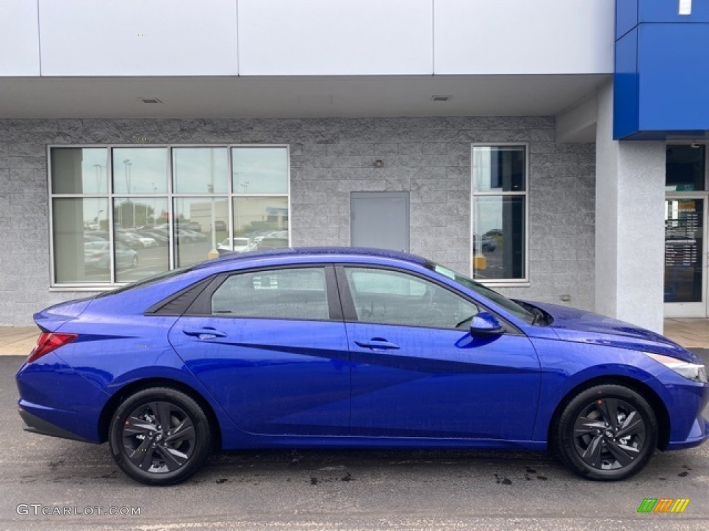 2021 Elantra SEL - Intense Blue / Black photo #2