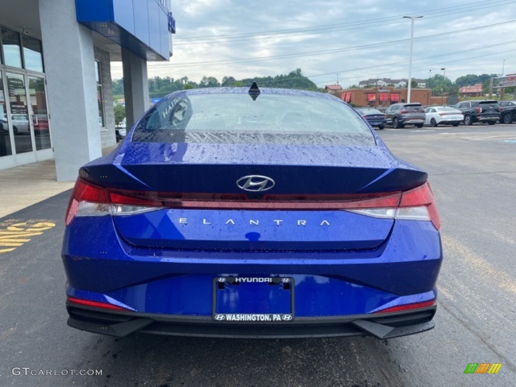 2021 Elantra SEL - Intense Blue / Black photo #3