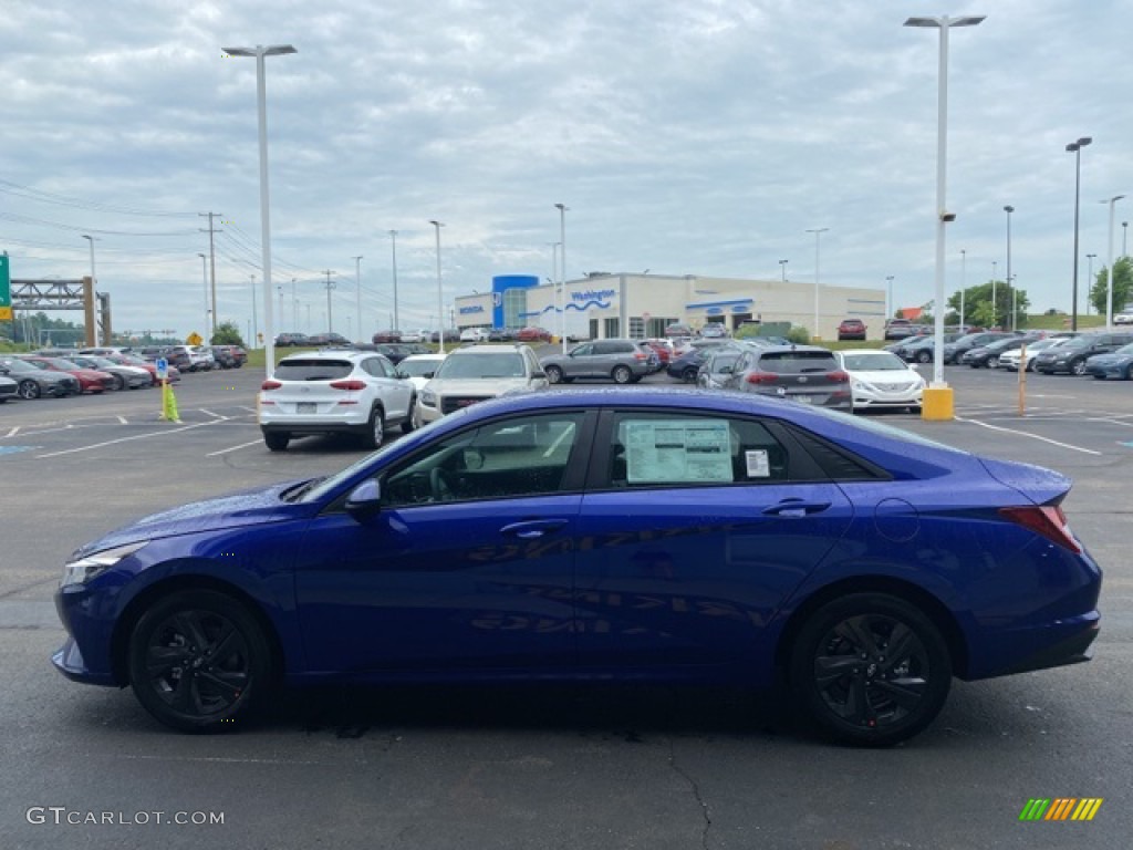 2021 Elantra SEL - Intense Blue / Black photo #4