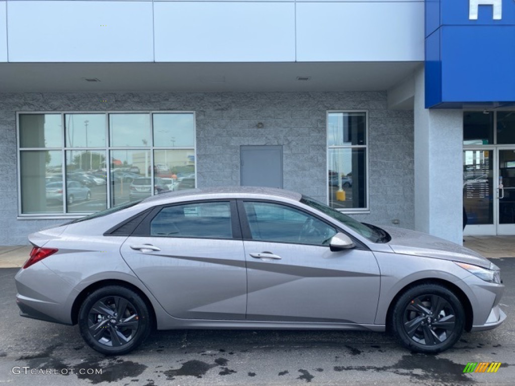 2021 Elantra SEL - Fluid Metal / Medium Gray photo #2