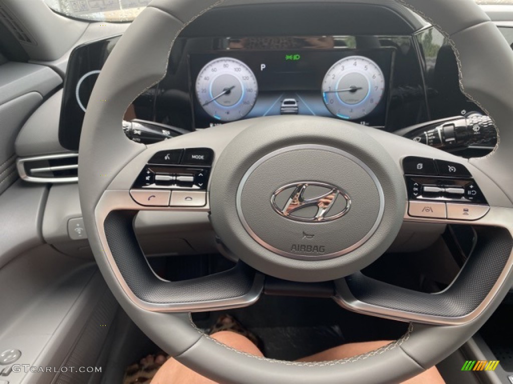 2021 Elantra SEL - Fluid Metal / Medium Gray photo #11