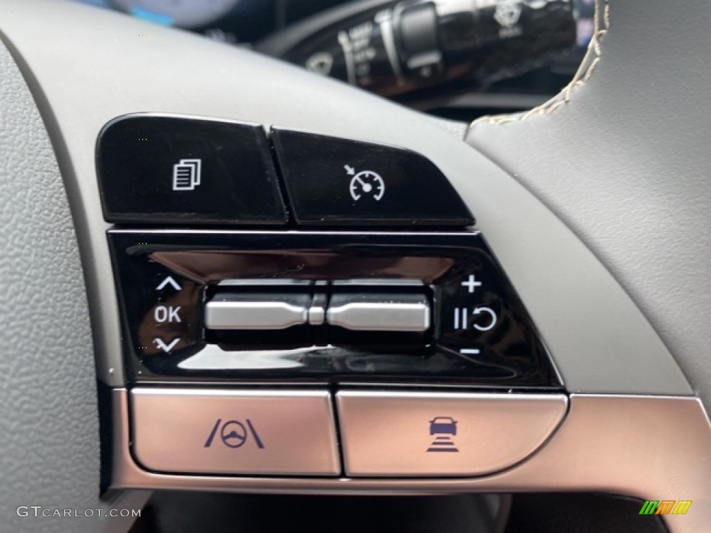 2021 Elantra SEL - Fluid Metal / Medium Gray photo #13