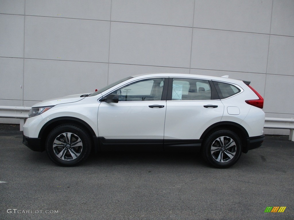 2018 CR-V LX AWD - White Diamond Pearl / Ivory photo #2