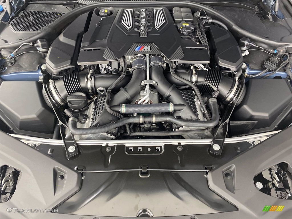 2022 BMW M8 Competition Convertible 4.4 Liter M TwinPower Turbocharged DOHC 32-Valve VVT V8 Engine Photo #142176408
