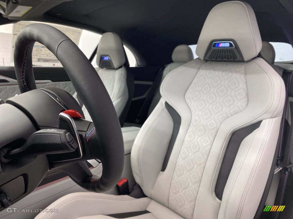 Silverstone Interior 2022 BMW M8 Competition Convertible Photo #142176510