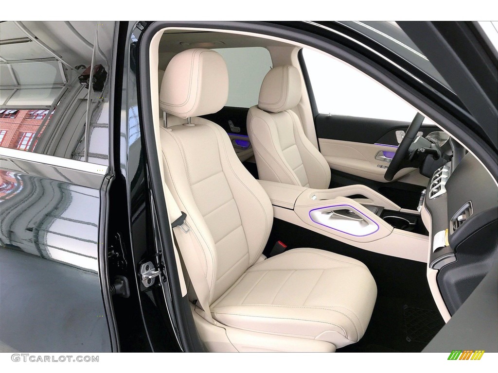 Macchiato Beige/Black Interior 2021 Mercedes-Benz GLE 350 Photo #142176996