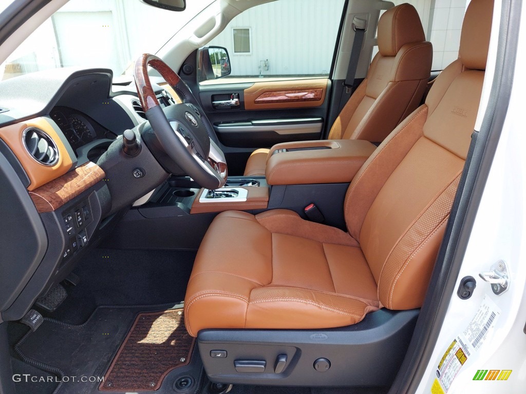 1794 Edition Brown/Black Interior 2021 Toyota Tundra 1794 CrewMax 4x4 Photo #142176999
